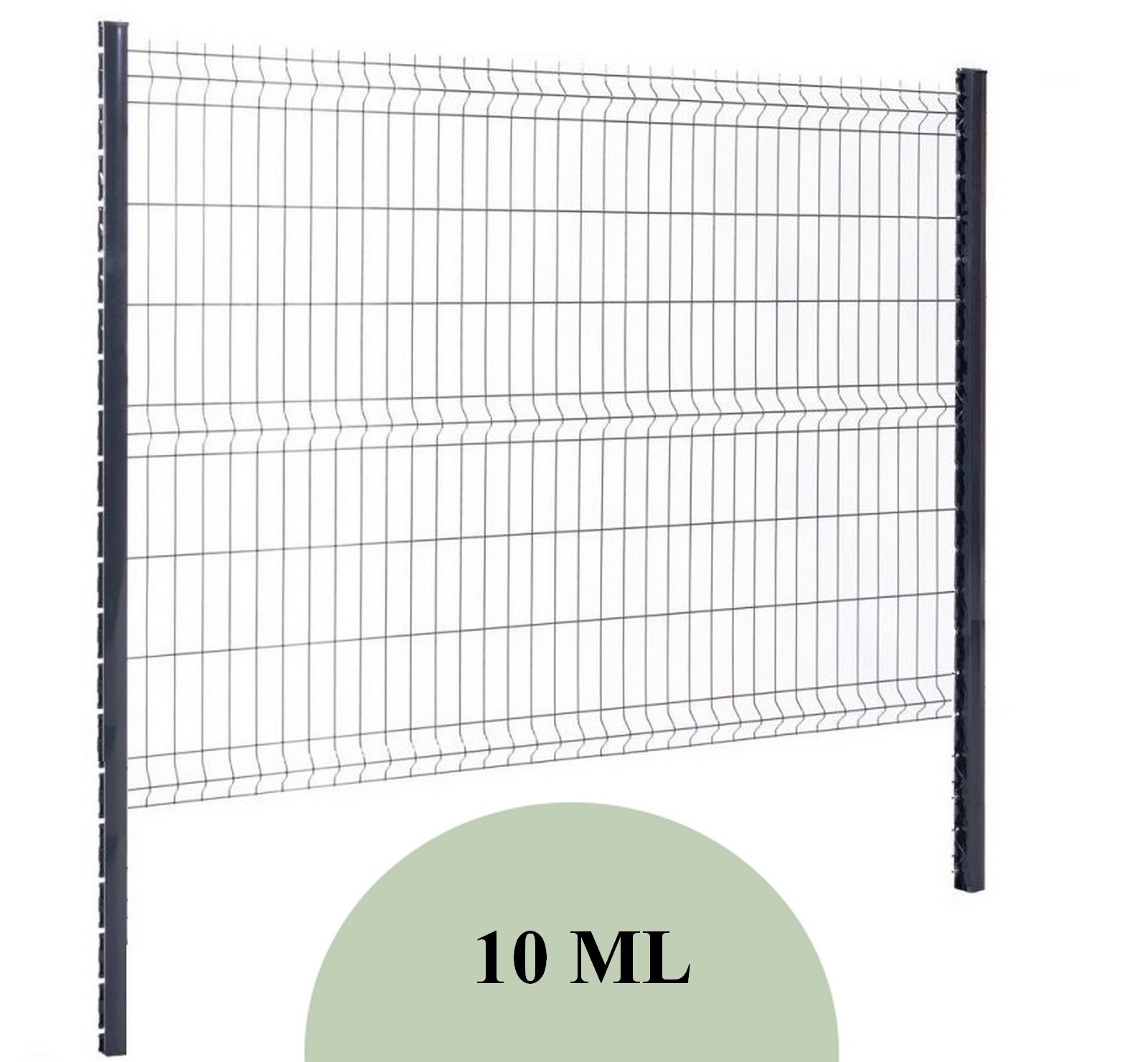 Kit 10 ML de grillage rigide à sceller - Maison de la clôture