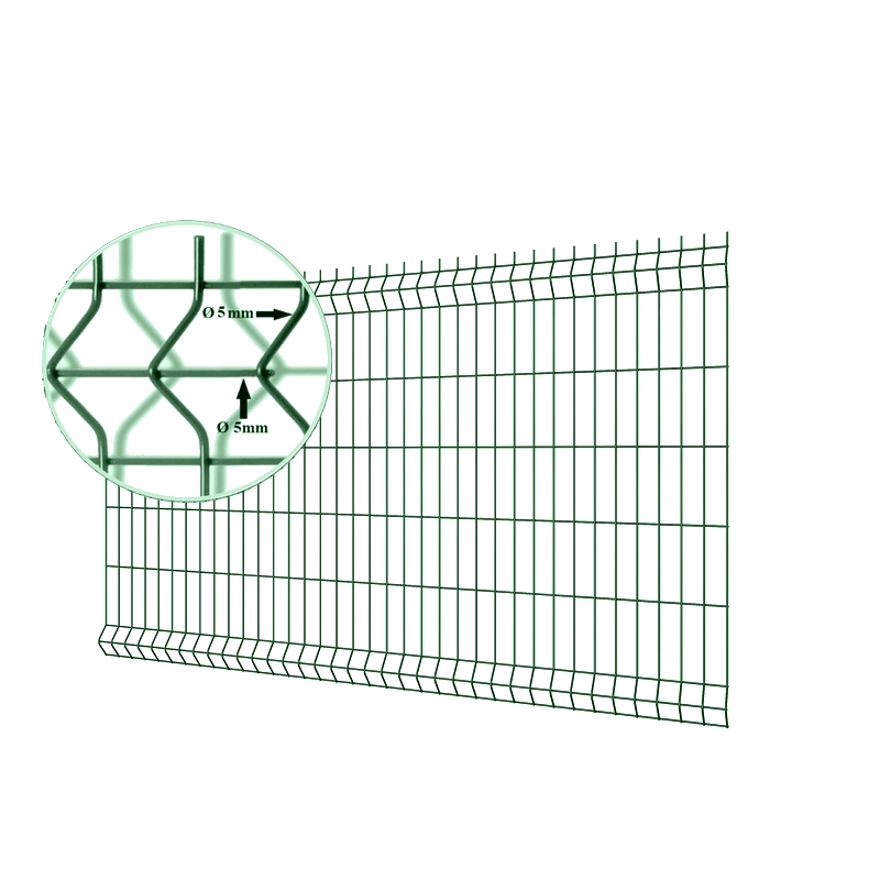 Grillage rigide 1m73 vert 5/5