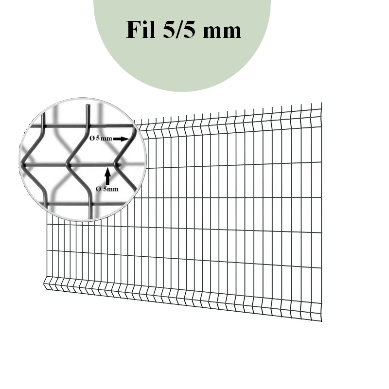 Panneaux rigides fil 5/5 mm