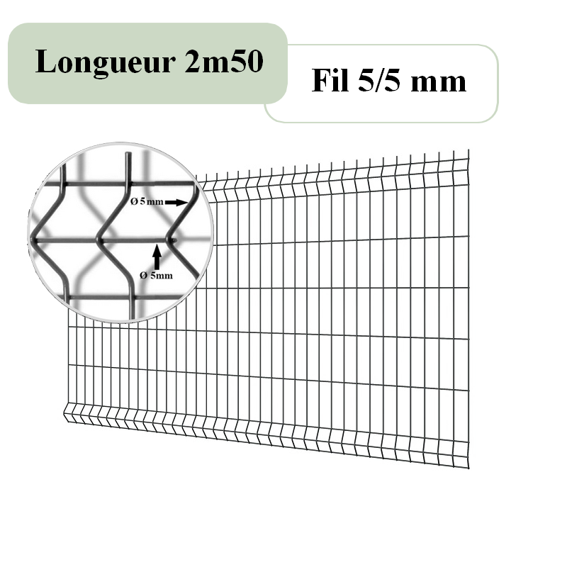 Panneaux rigides fil 5/5 mm