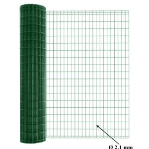 Grillage soudé 1,50 m fil 2,1 mm VERT